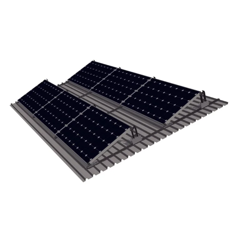 On-roof-Trapeze-S-Proline Solar panel roof mounting - On roof Trapeze-S Proline